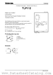TLP112 datasheet pdf TOSHIBA