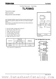 TLP296G datasheet pdf TOSHIBA