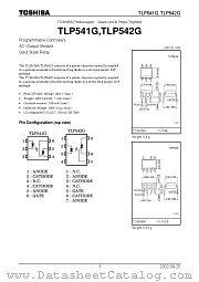 TLP542G datasheet pdf TOSHIBA