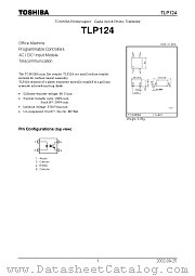 TLP124 datasheet pdf TOSHIBA
