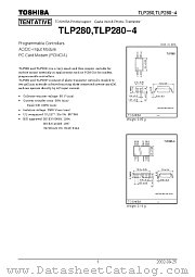 TLP280 datasheet pdf TOSHIBA