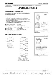 TLP283-4 datasheet pdf TOSHIBA