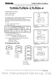 TLP624-4 datasheet pdf TOSHIBA