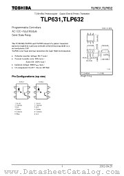 TLP631 datasheet pdf TOSHIBA