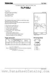TLP166J datasheet pdf TOSHIBA