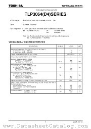 TLP3064(D4)SERIES datasheet pdf TOSHIBA