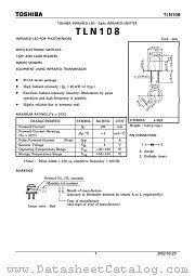 TLN108 datasheet pdf TOSHIBA