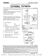 TLP1006A datasheet pdf TOSHIBA