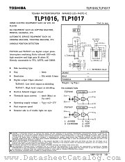 TLP1016 datasheet pdf TOSHIBA