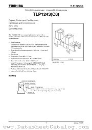 TLP1243(C8) datasheet pdf TOSHIBA
