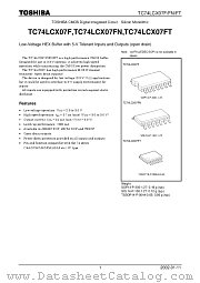 TC74LCX07F datasheet pdf TOSHIBA