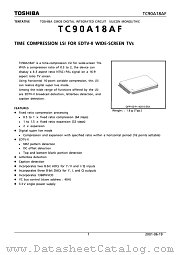TC90A18AF datasheet pdf TOSHIBA