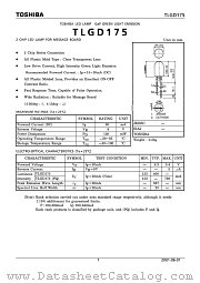 TLGD175 datasheet pdf TOSHIBA