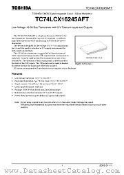 TC74LCX16245AFT datasheet pdf TOSHIBA