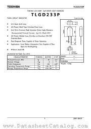 TLGD233P datasheet pdf TOSHIBA