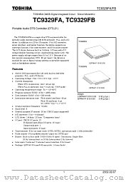 TC9329FA datasheet pdf TOSHIBA
