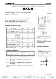 2SK3388 datasheet pdf TOSHIBA