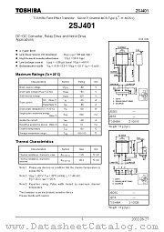 2SJ401 datasheet pdf TOSHIBA