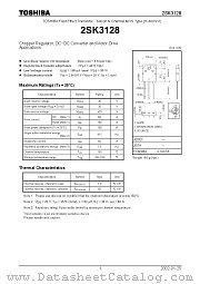 2SK3128 datasheet pdf TOSHIBA