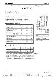 2SK3310 datasheet pdf TOSHIBA