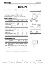 2SK3471 datasheet pdf TOSHIBA