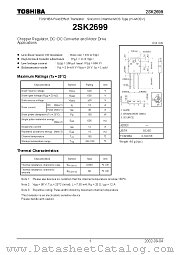 2SK2699 datasheet pdf TOSHIBA