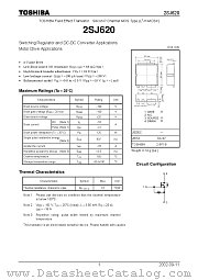 2SJ620 datasheet pdf TOSHIBA