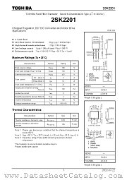 2SK2201 datasheet pdf TOSHIBA