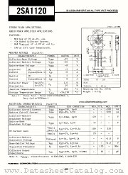 2SA1120 datasheet pdf TOSHIBA