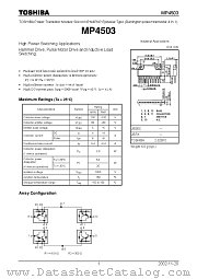 MP4503 datasheet pdf TOSHIBA