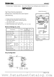 MP4507 datasheet pdf TOSHIBA