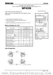 MP4006 datasheet pdf TOSHIBA