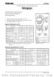 TPC6501 datasheet pdf TOSHIBA