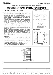 TC74VHC165F datasheet pdf TOSHIBA