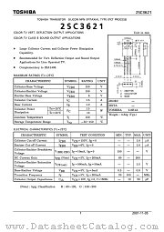 2SC3621 datasheet pdf TOSHIBA