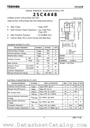 2SC4448 datasheet pdf TOSHIBA