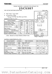 2SC5307 datasheet pdf TOSHIBA