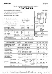 2SC5439 datasheet pdf TOSHIBA
