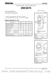 2SC3474 datasheet pdf TOSHIBA