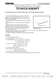 TC74VCX162835FT datasheet pdf TOSHIBA