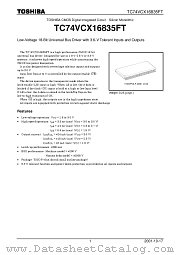 TC74VCX16835FT datasheet pdf TOSHIBA