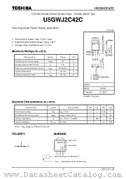 U5GWJ2C42C datasheet pdf TOSHIBA