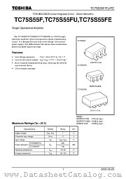 TC75S55FE datasheet pdf TOSHIBA