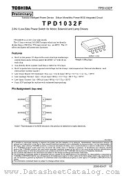 TPD1032F datasheet pdf TOSHIBA