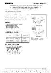 TD62004F datasheet pdf TOSHIBA