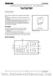 TA7267BP datasheet pdf TOSHIBA
