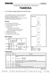 TA8003SA datasheet pdf TOSHIBA