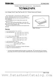 TC7MA374FK datasheet pdf TOSHIBA
