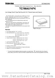 TC7MA574FK datasheet pdf TOSHIBA