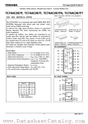 TC74AC367FT datasheet pdf TOSHIBA